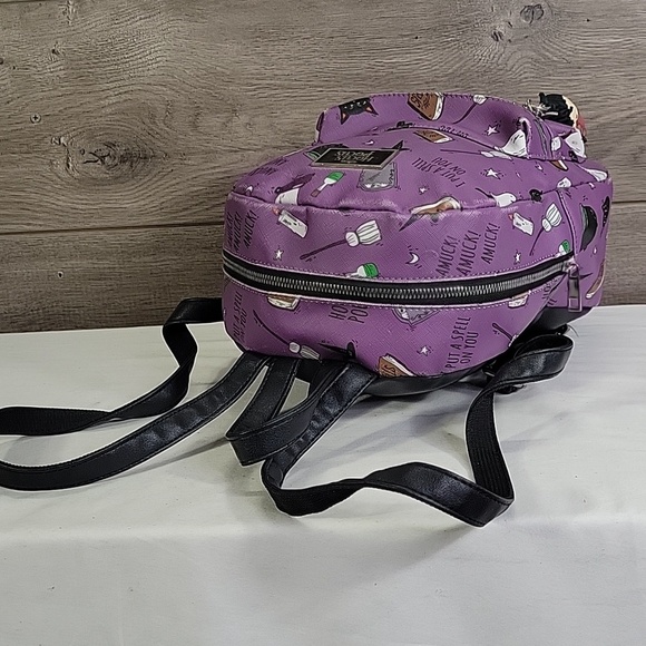 Disney Hocus Pocus Purple Black Mini Backpack